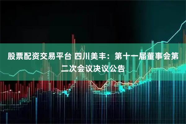股票配资交易平台 四川美丰：第十一届董事会第二次会议决议公告